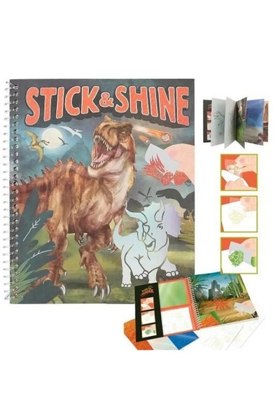 Top Model Dino Paintable Template Sticker Design Notebook 412473