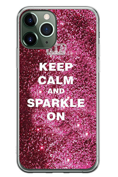 Atlas Husa personalizata pentru Apple iPhone 11 Pro, model Keep Calm and Spar...