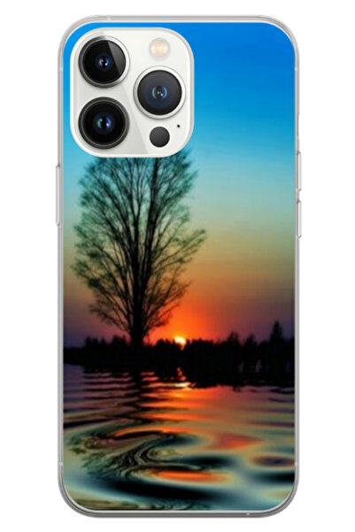 Atlas HQ Εκτυπώστε εξατομικευμένη θήκη για Apple iPhone 15 Pro Max, Sunset, S...