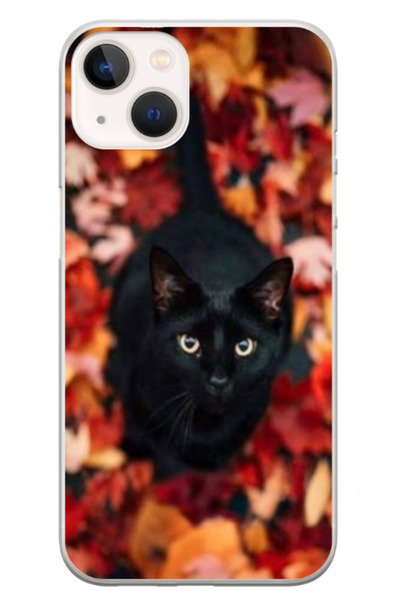 Atlas HQ Print Προσωποποιημένη θήκη για Apple iPhone 15 Plus, Black Cat #3, S...
