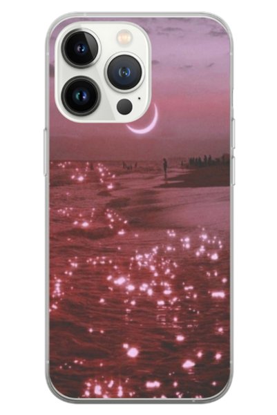 Atlas Husa personalizata HQ Print pentru Apple iPhone 15 Pro Max, Pink Sky, S...