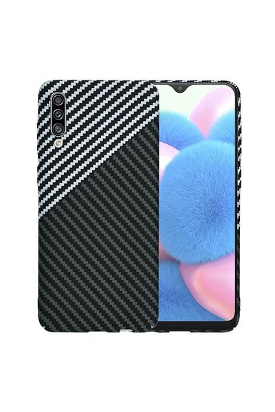 Tim High-Protection Case for Samsung Galaxy A30s/A50/A50s, Timacontech, U34, Hard Plastic, Stealth Titan