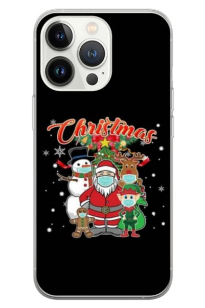 Atlas Husa personalizata HQ Print pentru Apple iPhone 15 Pro, Christmas, S1D1...