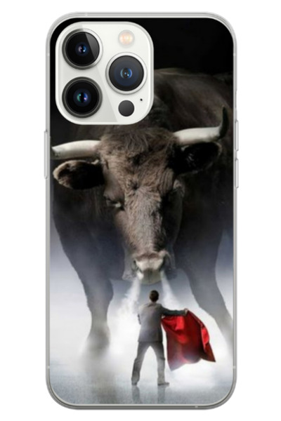 Atlas Husa personalizata HQ Print si Folie de Silicon pentru iPhone 15 Pro Ma...