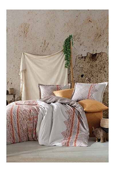 Aran Clasy طقم غطاء لحاف مزدوج من Clasy Ranforce Urban V1 برتقالي