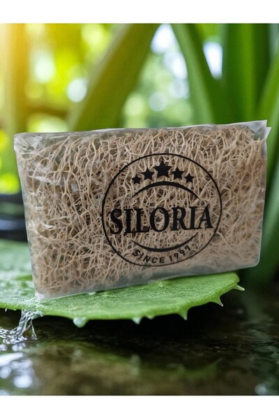 Doğal Aloe Vera Özlü Kabak Lifli Sabun – Peeling Etkili, Cilt Dostu