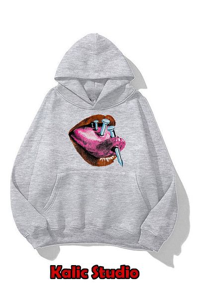 Kalic Studio Grillz Oversize Sweatshirt Gray