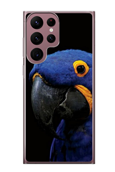 Atlas Εξατομικευμένη θήκη για Samsung Galaxy S22 Ultra, μοντέλο Blue Parrot, ...