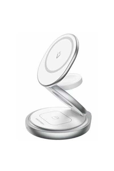 Vention Stație de încărcare wireless 3 în 1 Vention, MagSafe, Telefon 15W, Ceas 2.5W, Căști 3W, Încărcare rapidă, Fol