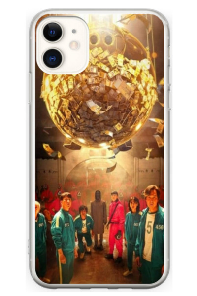 Atlas Husa personalizata pentru Apple iPhone 12 Mini, model Squid Game #11, S...