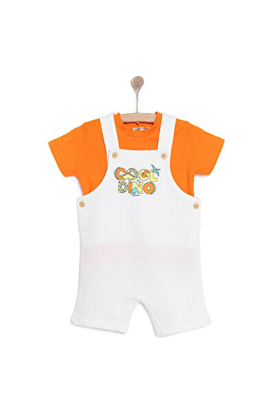 ebebek Hello Baby HelloBaby Erkek Bebek Şort Salopet-Tişört 2li Takım Bisikle...