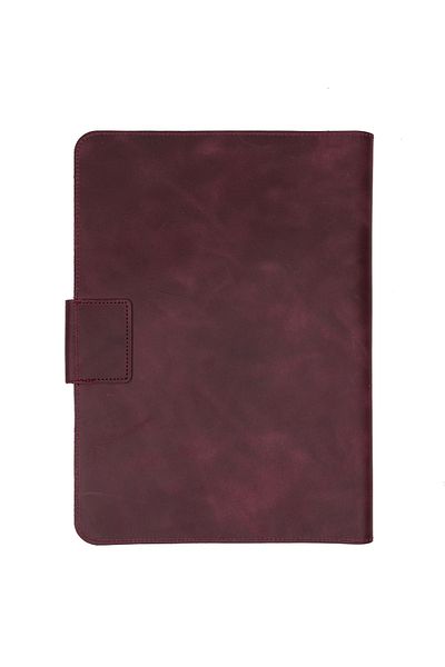 deridense M2 13-14 Inch MacBook Pro-Air Genuine Leather Crazy Leather Organizer Briefcase Tablet Case