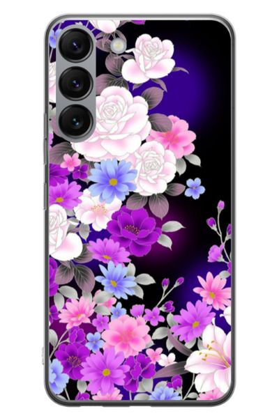 Atlas Husa personalizata pentru Samsung Galaxy S23 Plus, model Flowers #3, S1...