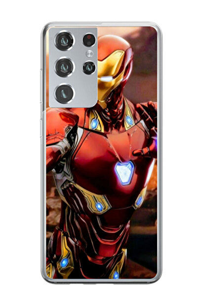 Atlas Husa personalizata pentru Samsung Galaxy S21 Ultra, model Iron Man #1, ...