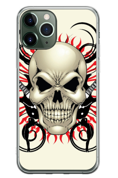 Atlas Husa personalizata pentru Apple iPhone 11 Pro, model Skull #1, S1D1M0284