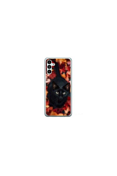 Atlas HQ Εκτύπωση εξατομικευμένης θήκης για Samsung Galaxy A24, Black Cat #3,...