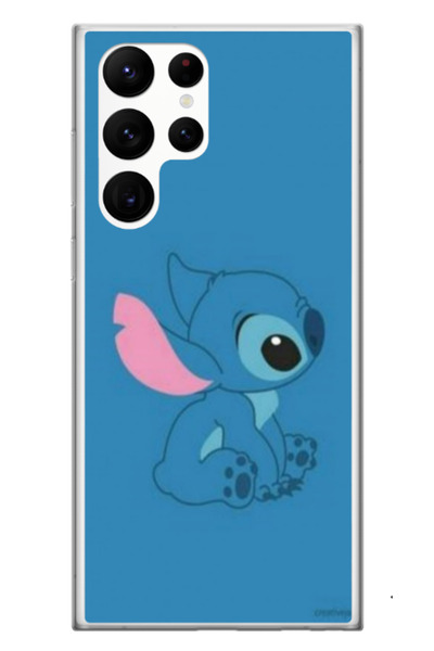 Atlas Προσωποποιημένη θήκη για Samsung Galaxy S23 Ultra, μοντέλο Blue Stitch,...