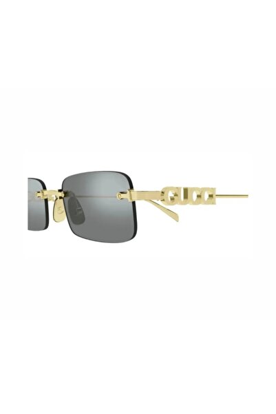 Gucci GC1808S00352 Unisex Güneş Gözlüğü Gold Metal Çerçeve Füme Lens UV400