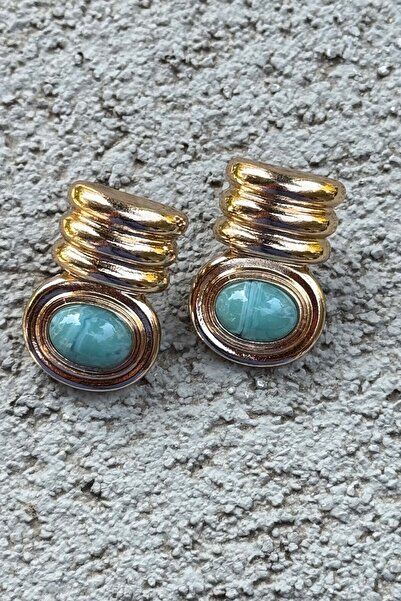 AMORE.İST STORE Çelik Düğmeli Küpe