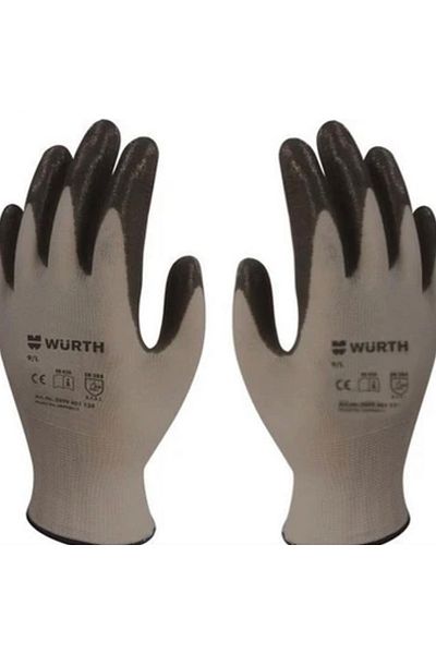 ÇINAR HIRDAVAT Work Safety Glove Mechanic Black Work Glove (2 Pieces)