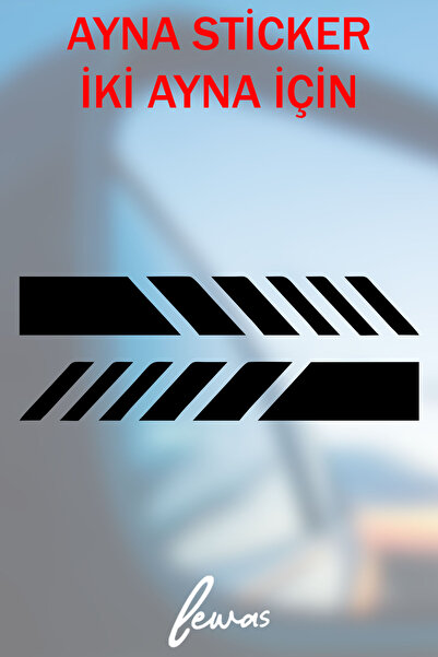 levvas ملصق شريط مرآة جانبية للسيارة ملصق زجاجي للدراجات النارية (قطعتان) 2,5...