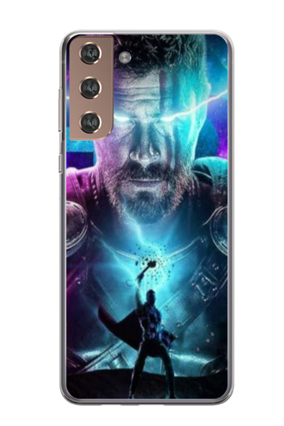 Atlas Персонализиран калъф за Samsung Galaxy S21 Plus, модел Thor #1, S1D1M0201