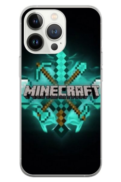 Atlas Husa personalizata HQ Print pentru Apple iPhone 15 Pro Max, Minecraft #...