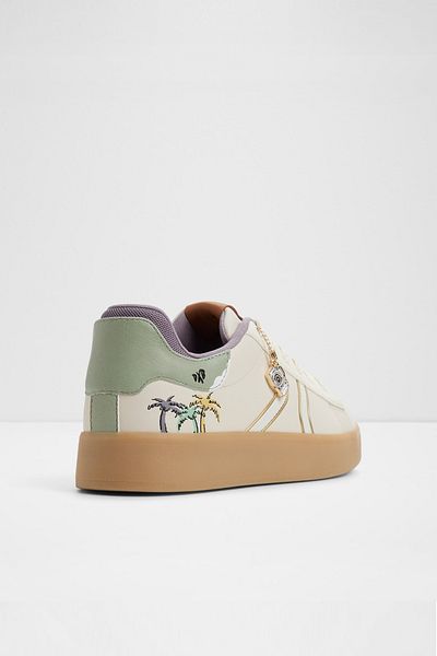 Aldo Dinasami01 - Women's Pastel Palm Patterned Multi Sneaker