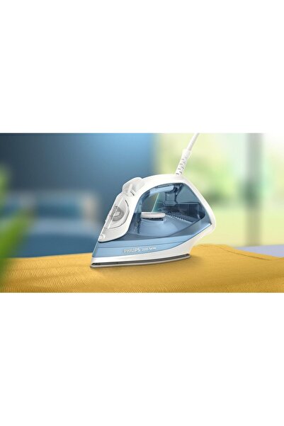 Philips Series 2000 Steam Iron DST2010/26 - 2000W, 25 g/min, 100 g boost, Non-stick, Anti-drip, Blue