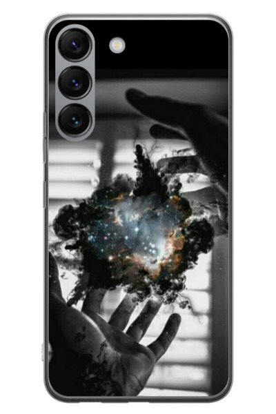 Atlas Husa personalizata pentru Samsung Galaxy S23, model Dark Magic, S1D1M0020