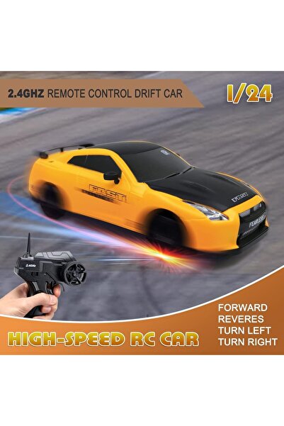 SKY TOUCH SKY-TOUCH 1:24 RC Drift Car, 4WD Remote Control Car 2.4GHz with LED Lights, High Speed 15KM/H Racing