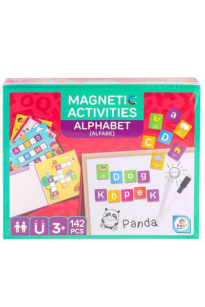 Kelebek Oyuncak Laço Magnetic Alphabet Activity Play Set 142 Pieces