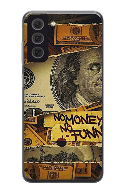Atlas Husa personalizata pentru Samsung Galaxy S21, model No Money No Funny, ...