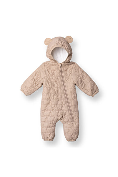 Midimod Erkek Bebek Astronot Tulum Fermuarlı Uzun Kol Patikli Paça