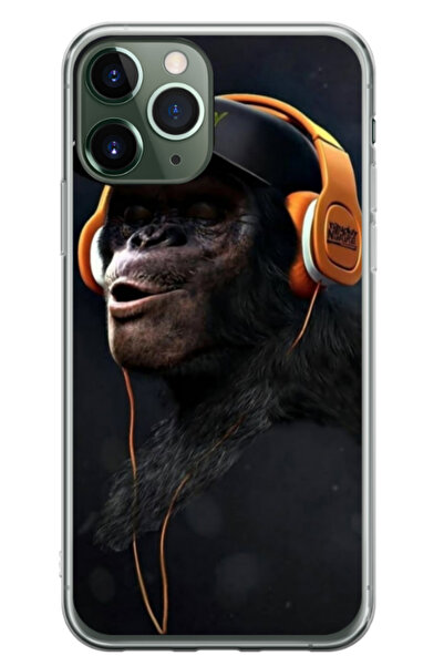 Atlas Husa personalizata pentru Apple iPhone 11 Pro Max, model Monkey, S1D1M0319