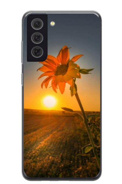 Atlas Husa personalizata pentru Samsung Galaxy S21 FE, model Sunflower #2, S1...
