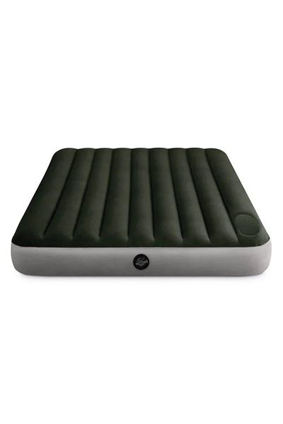 divendi-ro Inflatable mattress, for 2 persons, with pump, dimensions 1.52x0.25x2.03m, gray