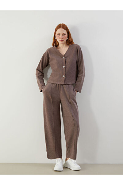 LC Waikiki Women's Knitwear Trousers with Elastic Waist
