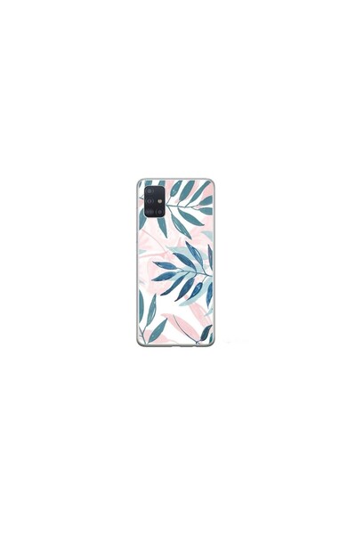 Atlas Husa personalizata HQ Print 360 de grad pentru Samsung Galaxy A71, Leaf...