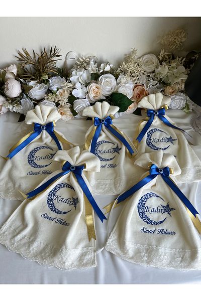 LE FANTASİA 1Piece - Embroidered Convoy Towel - Circumcision Convoy Towel -50X30Cm (after Order Send a Message with Your Name!)