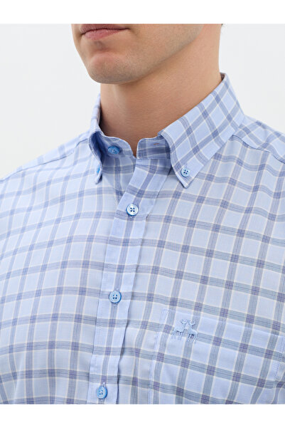 Karaca Erkek Büyük Beden Gömlek-Lacivert