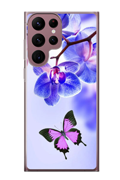 Atlas Εξατομικευμένη θήκη για Samsung Galaxy S22 Ultra, μοντέλο Butterfly #2,...