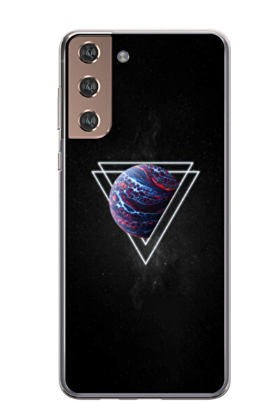 Atlas Εξατομικευμένη θήκη για Samsung Galaxy S21 Plus, μοντέλο Triangle Plane...