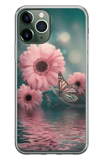 Atlas Husa personalizata pentru Apple iPhone 11 Pro, model Flowers #7, S1D1M0140