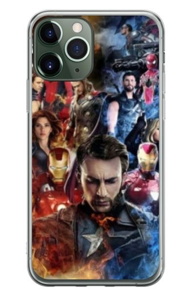Atlas Husa personalizata pentru Apple iPhone 11 Pro, model Avengers Endgame, ...