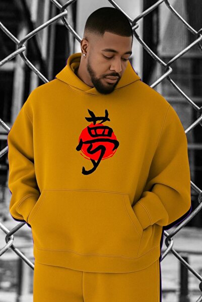 DM DOLCE MORE Hanorac supradimensionat cu imprimeu oriental îndepărtat