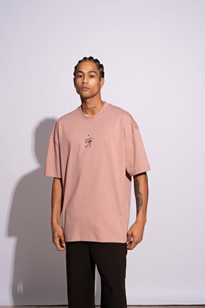 Narcos Erkek Oversize T-Shirt Ra Pembe