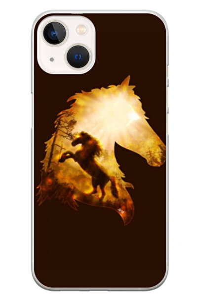 Atlas Husa personalizata pentru Apple iPhone 13 Mini, model Horse #1, S1D1M0098