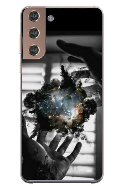 Atlas Husa personalizata pentru Samsung Galaxy S22, model Dark Magic, S1D1M0020