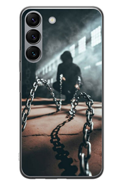 Atlas Husa personalizata pentru Samsung Galaxy S23 Plus, model Chain Man, S1D...